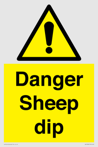 Danger Sheep dip